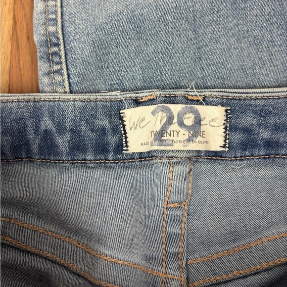 We The Free Jeans Medium Wash Pockets Zip 29 - Picture 2 of 4